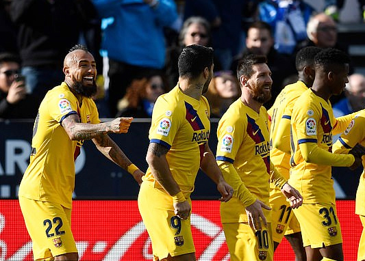 Vòng 14 La Liga: Nhờ VAR, Barca thắng nhọc Leganes